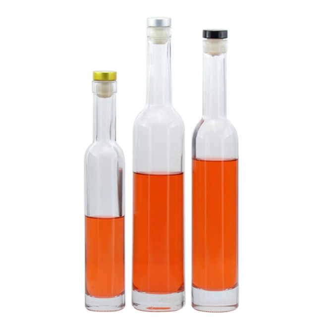 Transparent Ice Wine Glass Bottle, Frosted Fruit Wine Glass Bottle