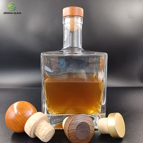 Прозрачный тисненый логотип на заказ, 500 мл, 700 мл, 750 мл, ром, текила, джин, бренди, ром, виски, водка, ликер, спиртные напитки, стеклянная бутылка